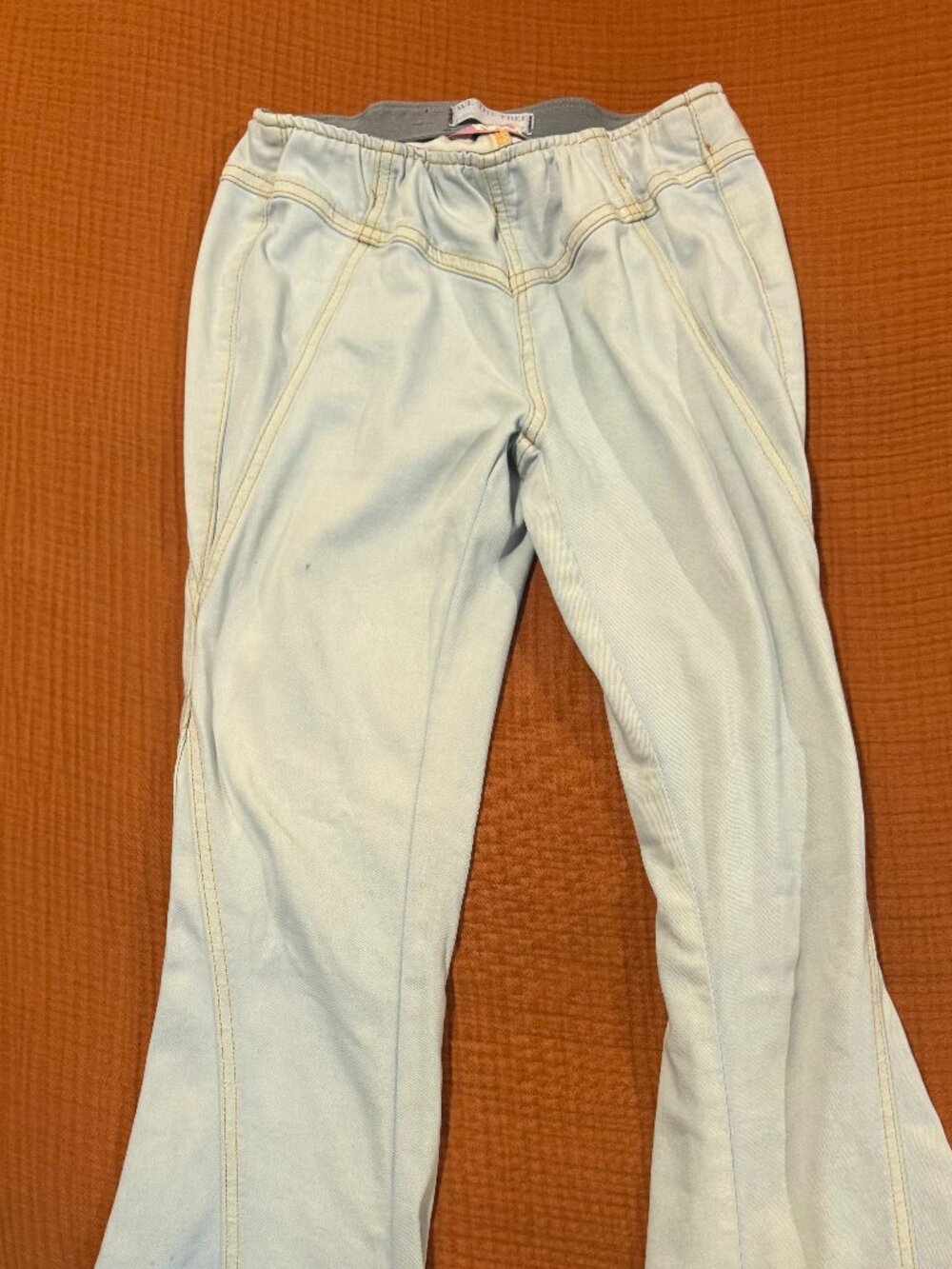 Free People Low Cut Flare Jeans Size 24